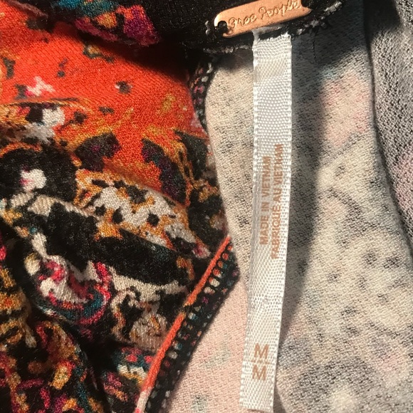 Free People All Dolled Up long sleeve paisley print mini dress. - Picture 9 of 11